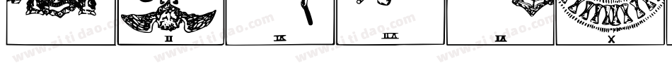 Marseille Tarot字体转换